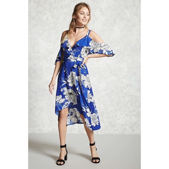 forever new blue floral dress